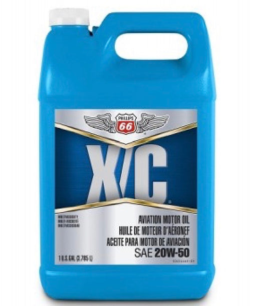 PHILLIPS 66 X/C AVIATION OIL 20W50 1 GAL    08-13854