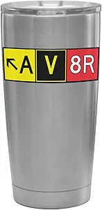 AV8R MUG, DOUBLE WALL VACUUM INSULATED STAINLESS STEEL TUMBLER