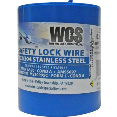 Safety Wire .032 Stainless Steel 1 Lb.