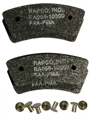 Rapco RA66-105-4K Brake Lining Kit - 4 Pack