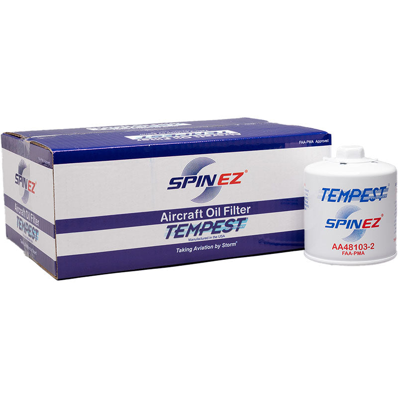 Tempest AA48103-2 Spin EZ Oil Filter (6 pack)