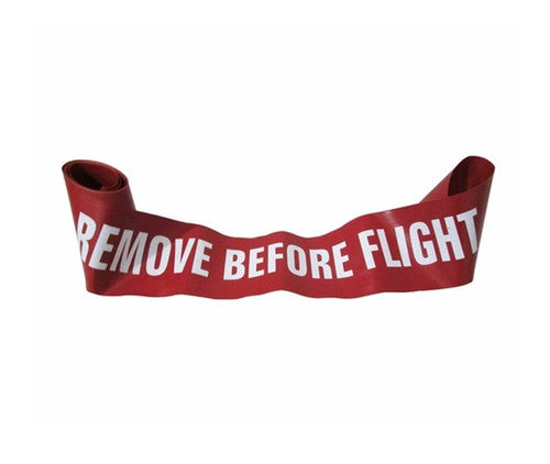 REMOVE BEFORE FLIGHT BANNER
