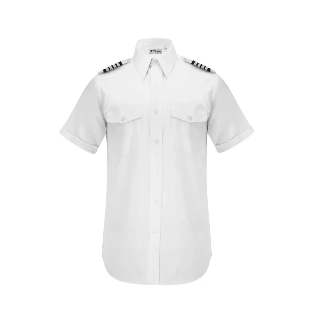 PROFESSIONAL SHIRT, SS, MENS, WHITE SIZE 18.5