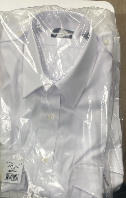 Commander Van Huesen White button done ultra wrinkle free regular fit SIZE 30/31